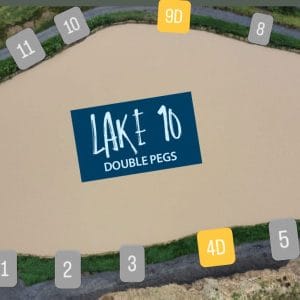 Lake 10 Double Pegs