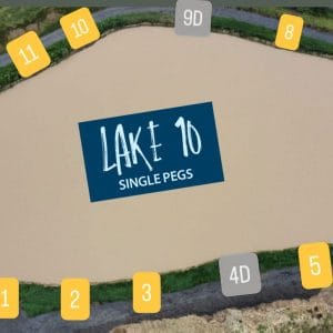 Lake 10 Single Pegs